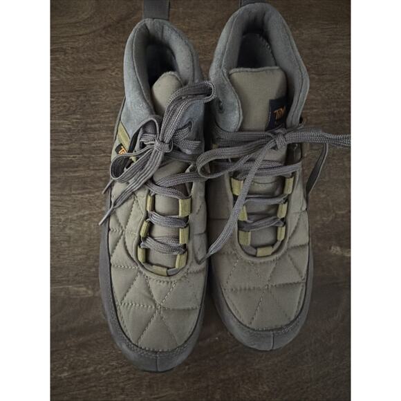 TEVA GREY/ OLIVE WATERPROOF EMBER COMMUTE SNEAKER BOOT, MEN US 7